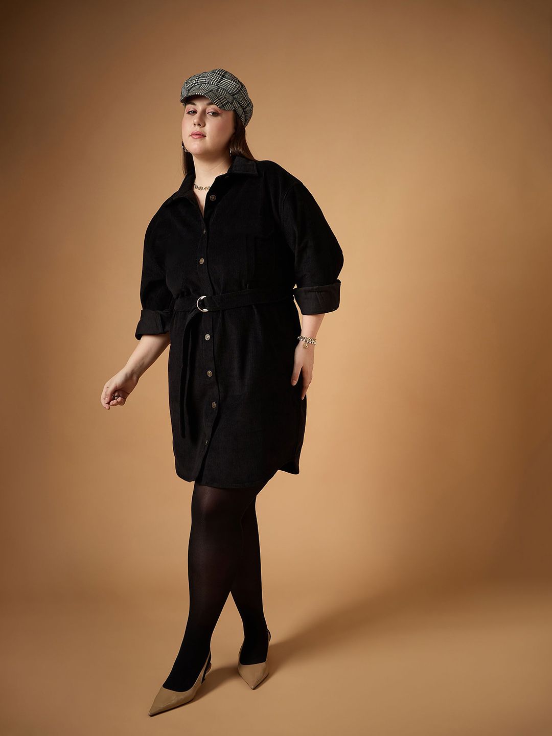 SASSAFRAS Curve Shirt Dress