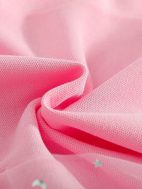 YK Girls Shirt Coller  Embellished Cap Sleeve Fit & Flare Dress