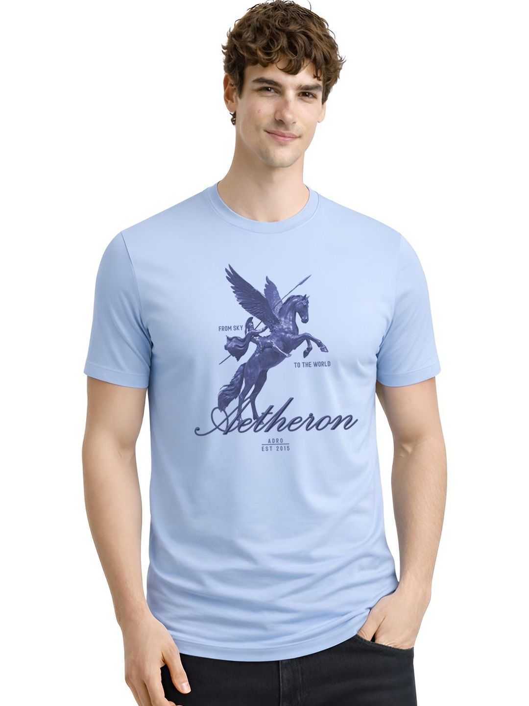 ADRO Men Printed T-shirt