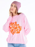Bewakoof Women Typography Printed Pullover Sweaters