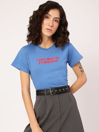 DressBerry Savage Statements Printed T-shirt