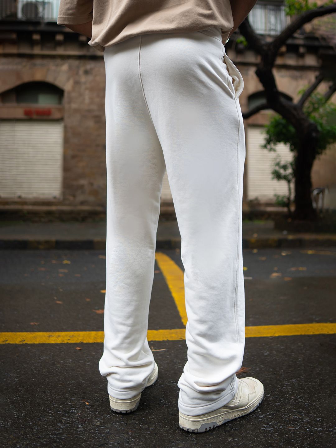 Powerlook Men Baggy-Fit Mid-Rise Track Pants