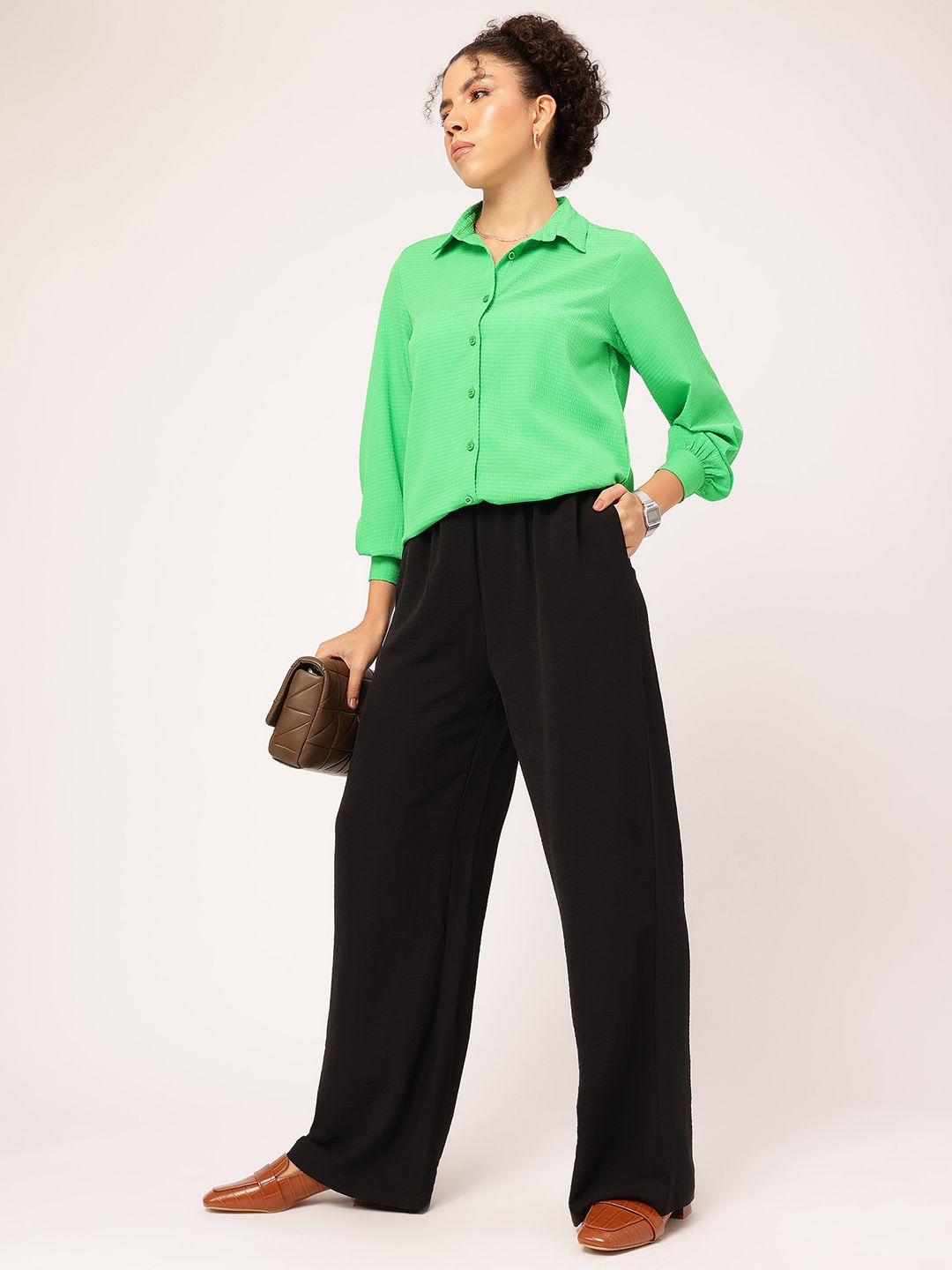 DressBerry Seersucker Vibe Shirt