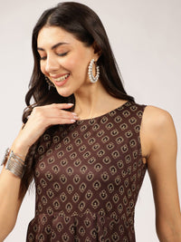 Anouk Ethnic Motifs Printed Kurta With Trousers