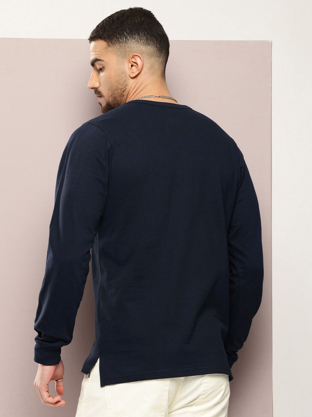 DILLINGER Men Henley Neck T-shirt