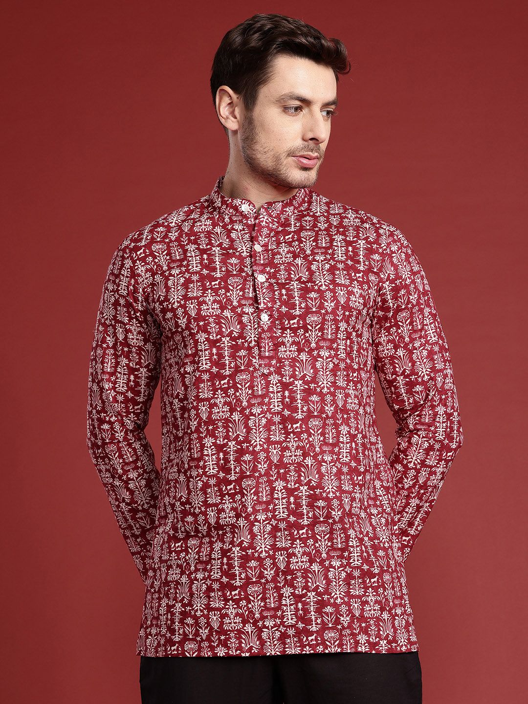 Anouk Floral Printed Kurta