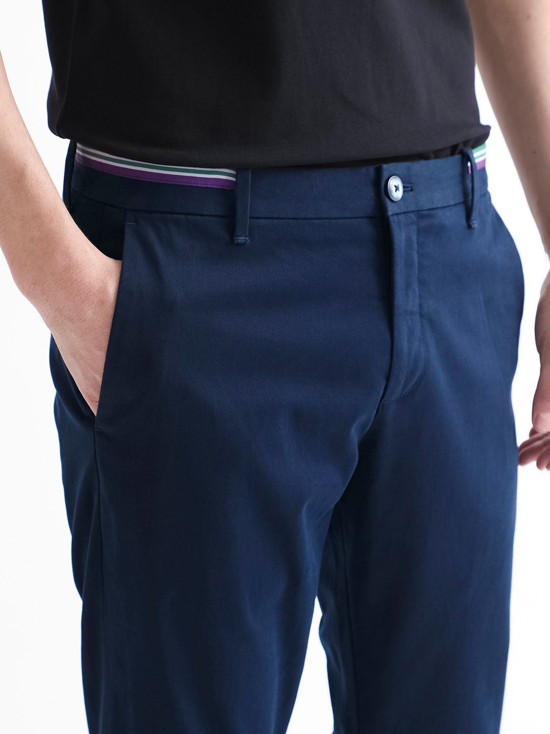 RARE RABBIT Men Slim Fit Regular Trousers