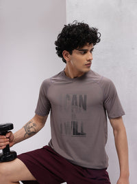 HRX by Hrithik Roshan Typography Printed Rapid-Dry Training T-shirt