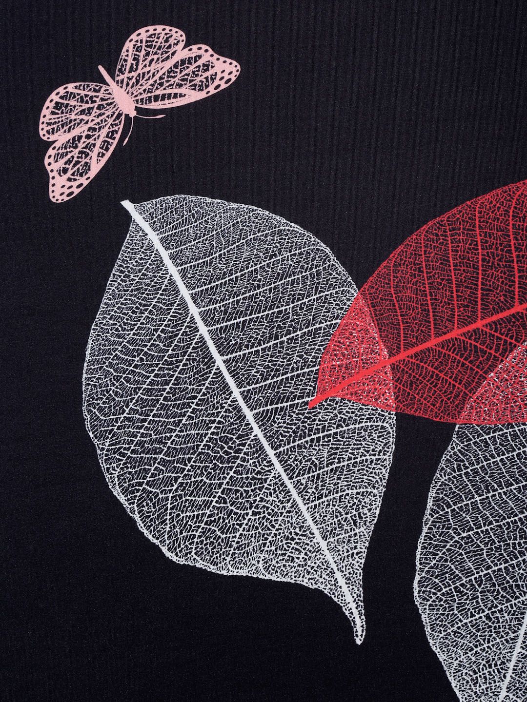 Cortina Black & Red Quirky Printed 1 Seater Sofa Cover