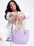 DressBerry Structured Quilted Shoulder Bag