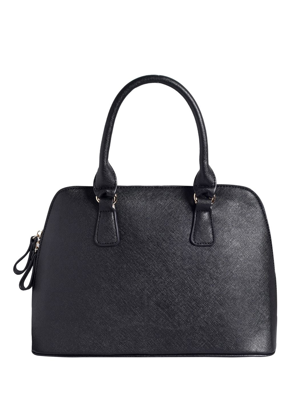 Lino Perros Black Solid Handheld Bag