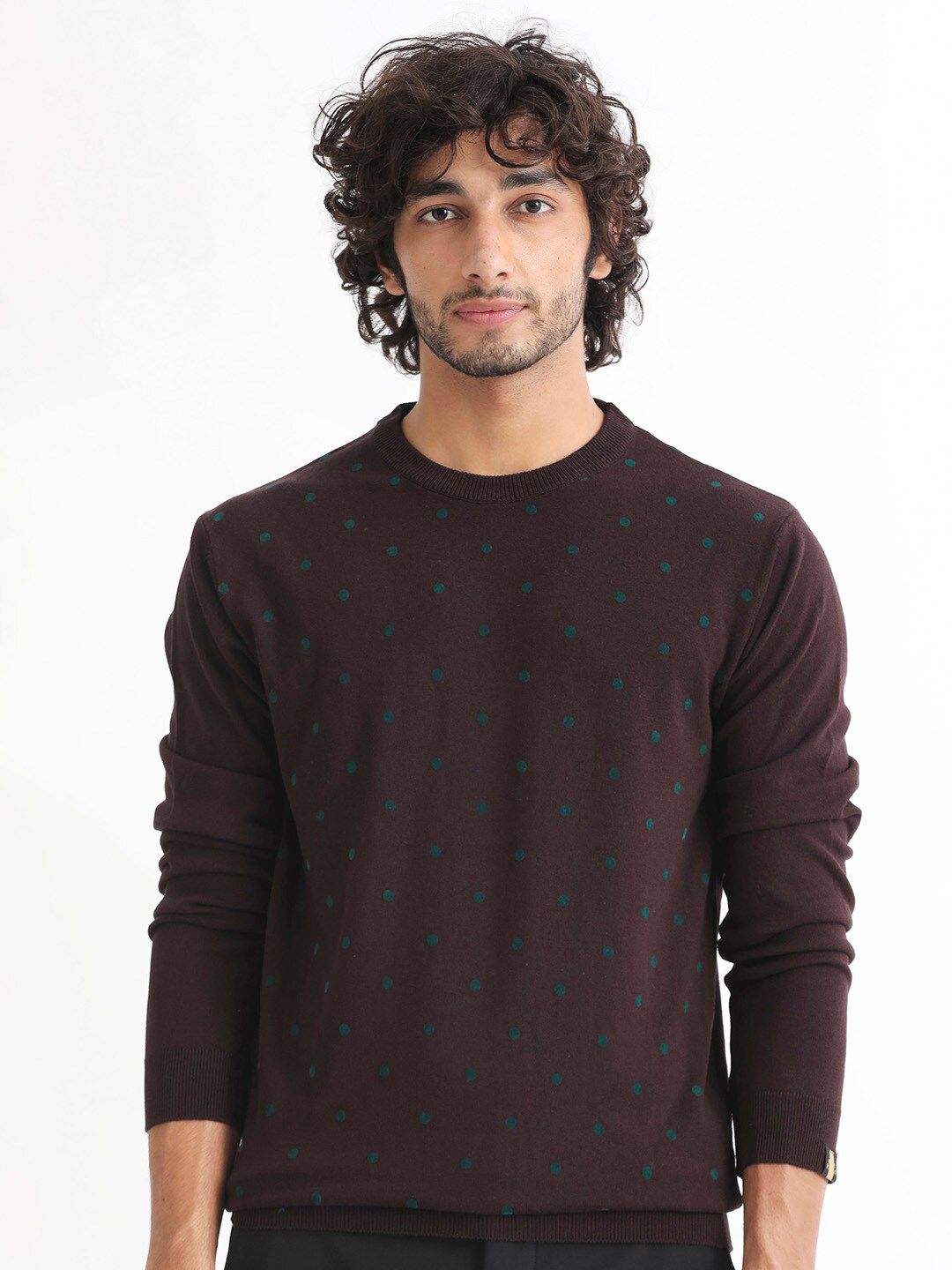 RARE RABBIT Geometric Printed Pullover Sweaters