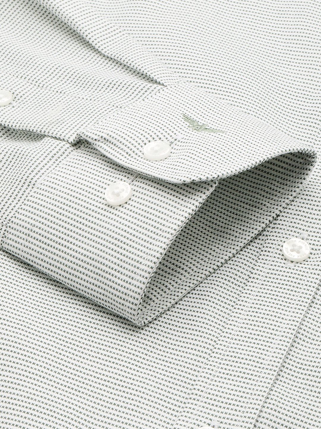 Park Avenue Slim Fit Self Design Textured Opaque Formal Shirt