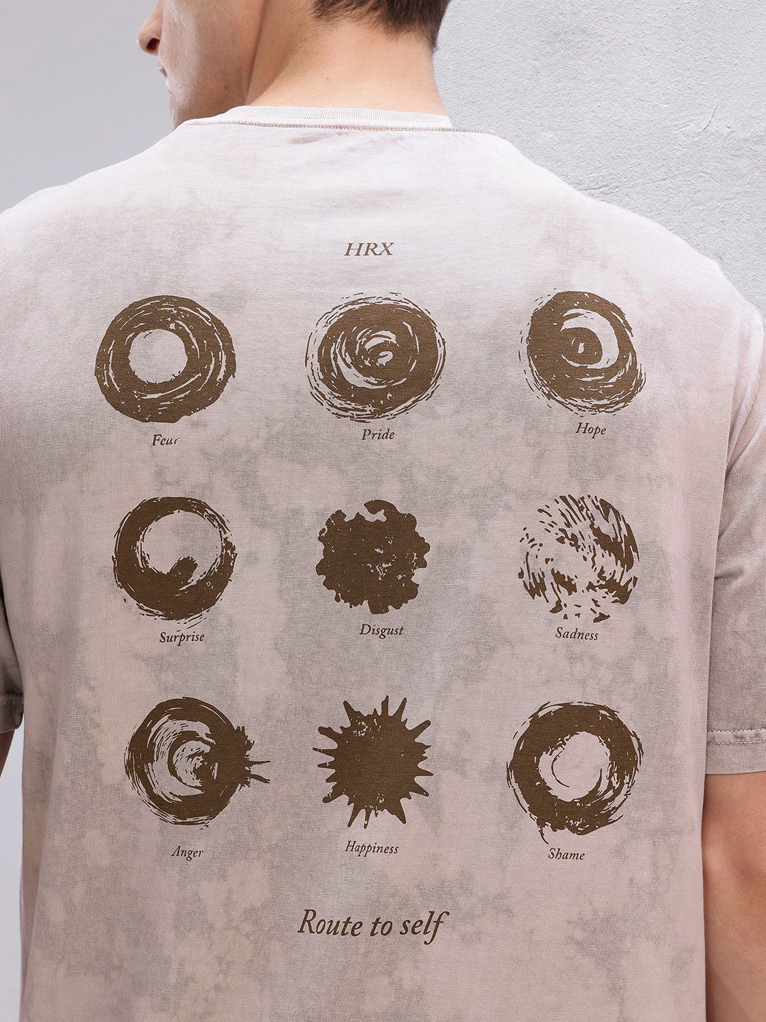 HRX by Hrithik Roshan Washed Pure Cotton Yoga T-shirt