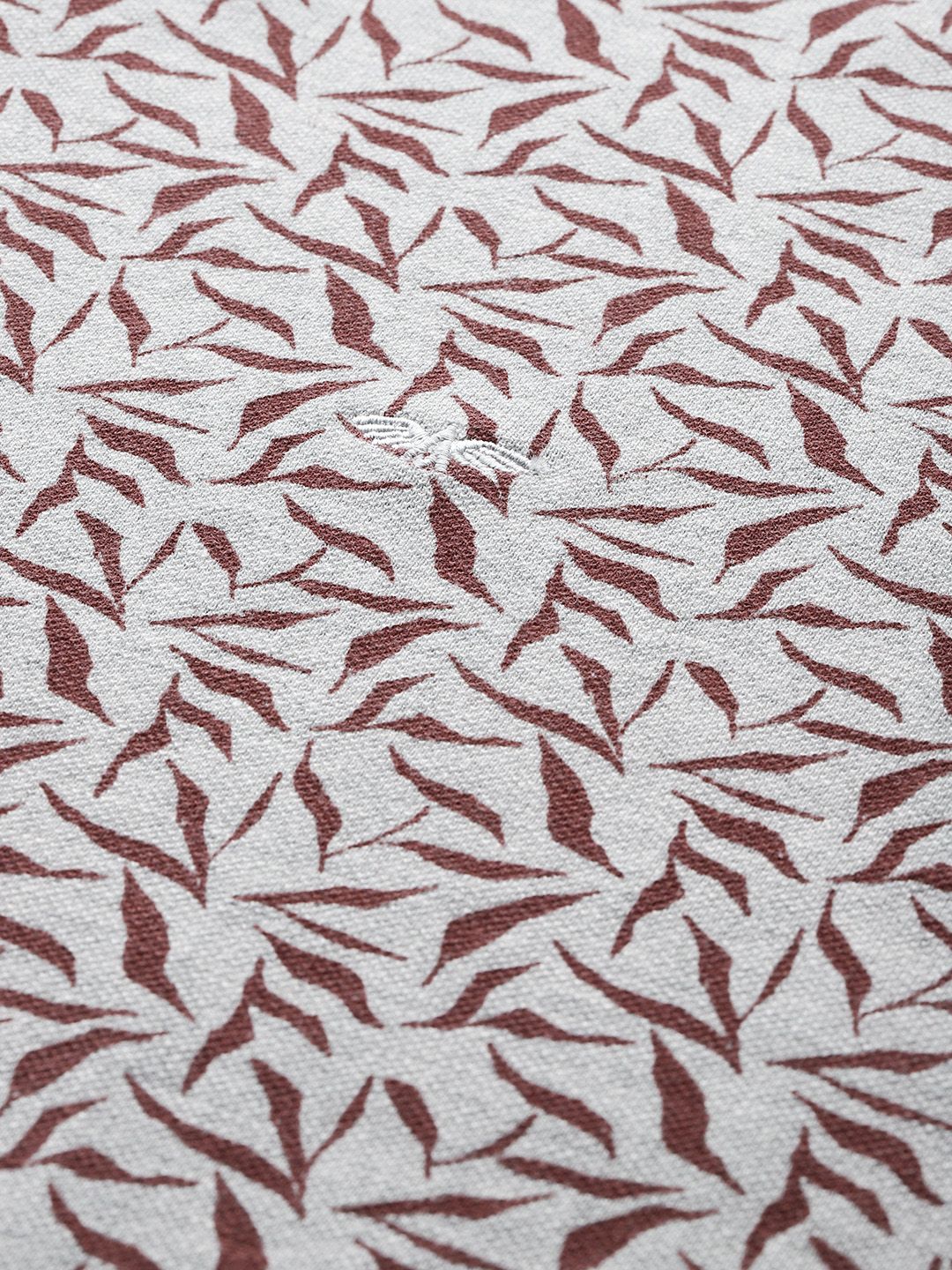 Park Avenue Floral Print Polo Collar T-shirt