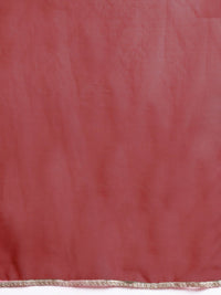 all about you Pleated Anarkali Kurta with Trousers & Dupatta