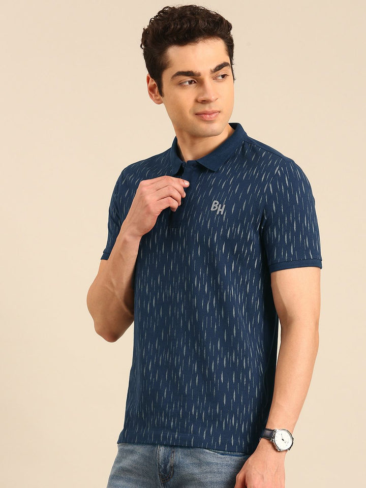 Being Human Self Design Polo Collar Pure Cotton T-shirt