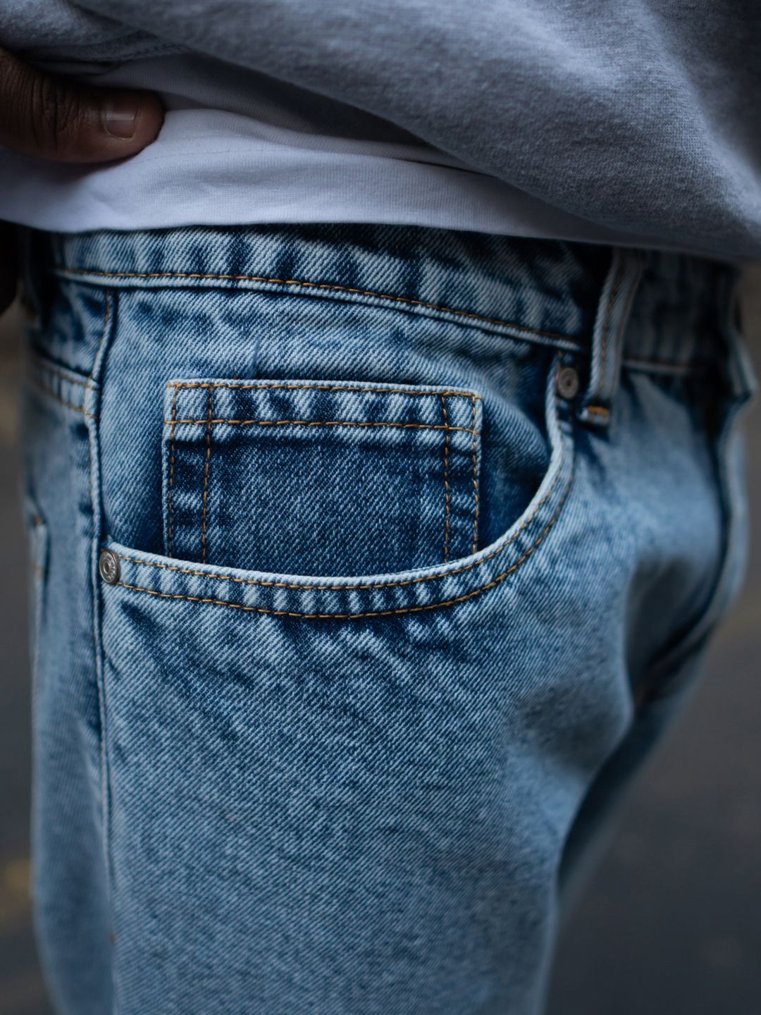 Powerlook Men Light Fade Jeans - Baggy