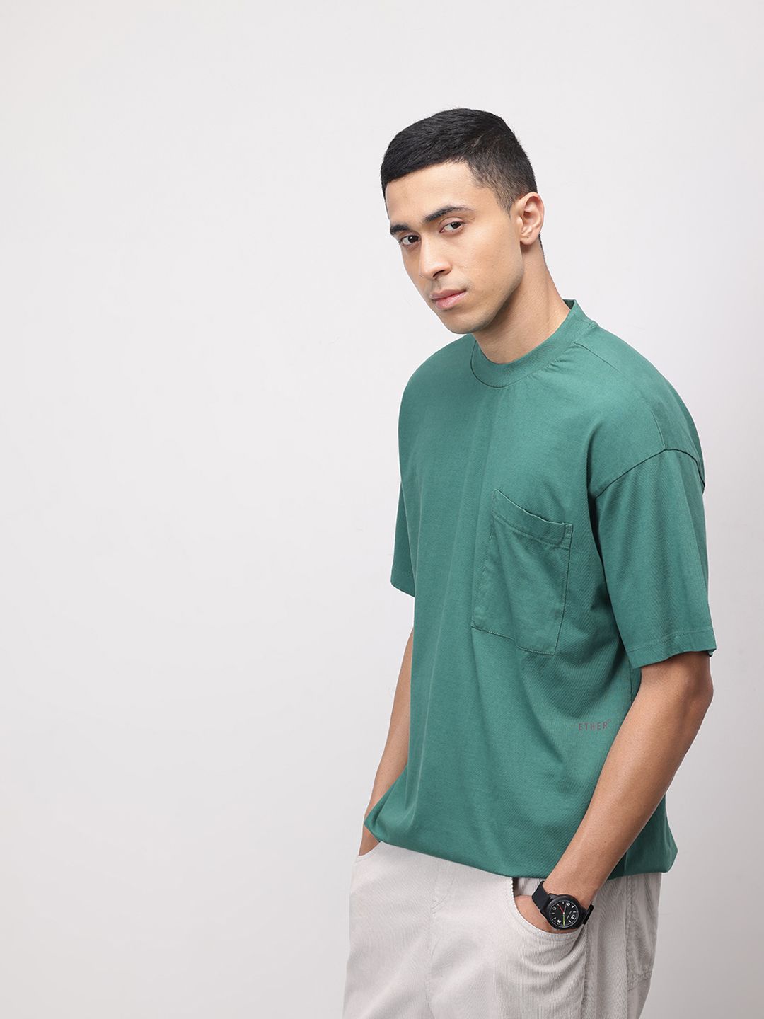 ether 365 Essentials Relaxed Fit Cotton T-shirt