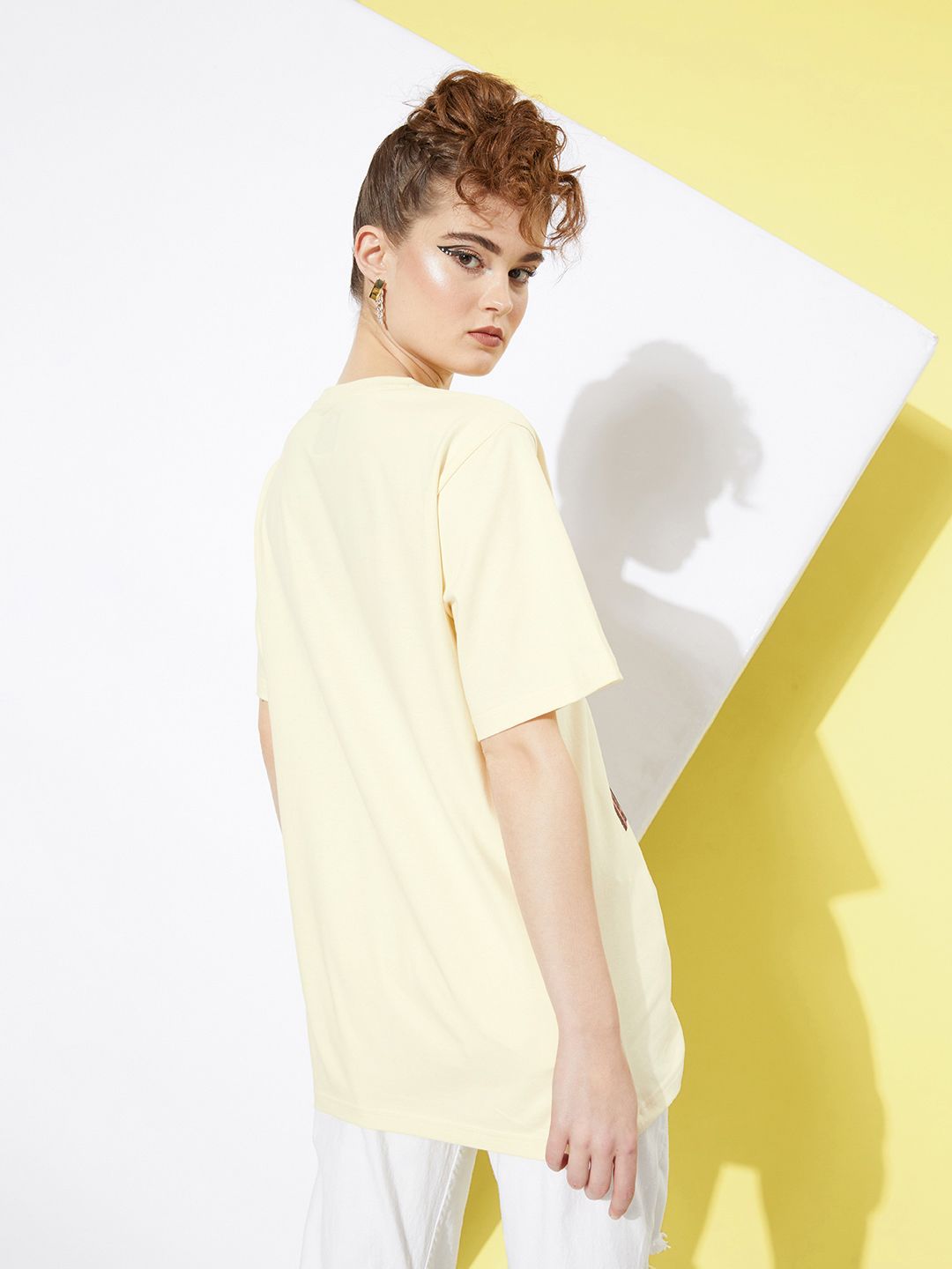 DILLINGER Women Graphic Printed Oversized T-shirt