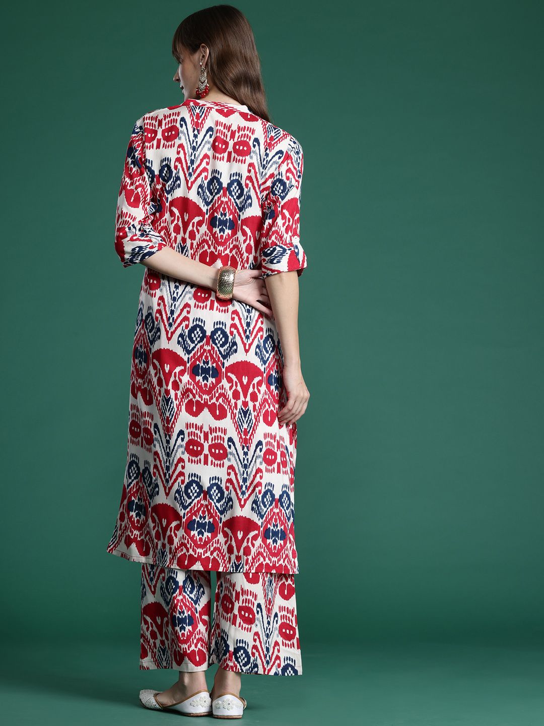 Indo Era Ethnic Motifs Printed Kurta with Palazzos