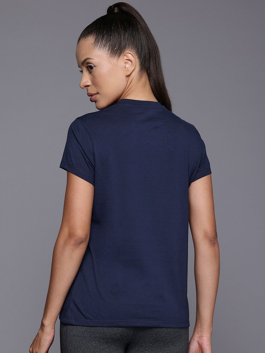 HRX by Hrithik Roshan Women Brand Logo Printed T-shirt