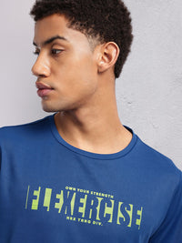 HRX by Hrithik Roshan Typography Printed Rapid-Dry Training T-shirt