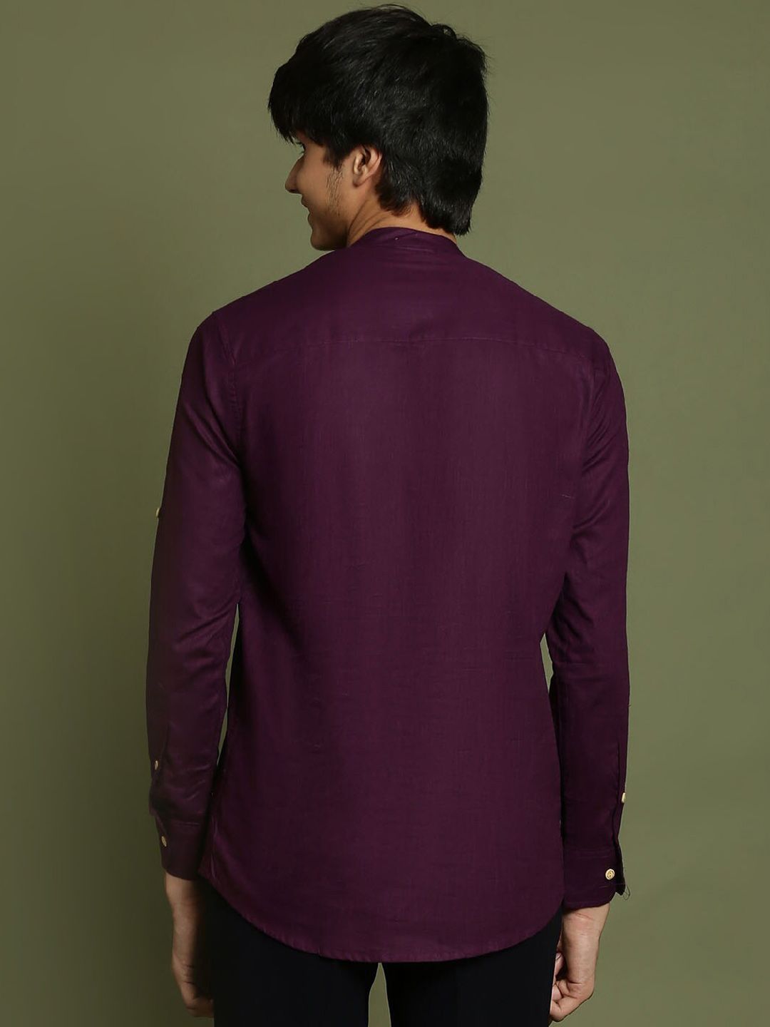 VASTRAMAY Boys Band Collar Kurta