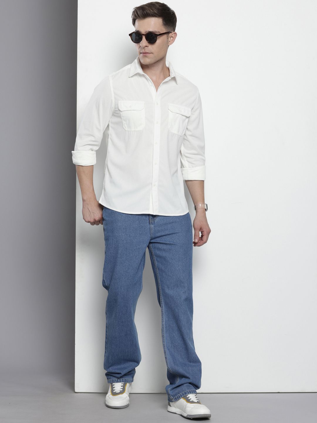 Baju Kasual Indian Garage Co Corduroy