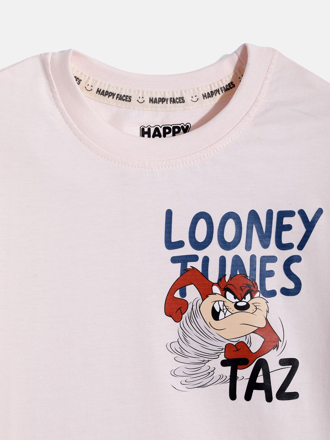 Happy Faces Boys Looney Tunes Printed Pure Cotton T-shirt