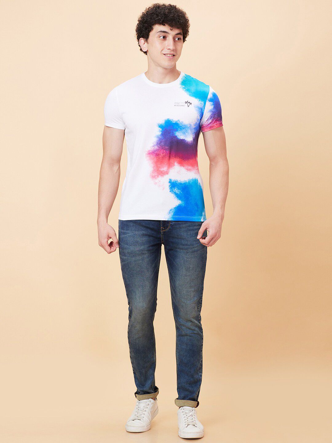 Being Human Graphic Printed Cotton Casual T-shirt