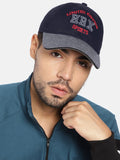 HRX by Hrithik Roshan Unisex Black & Grey Brand Logo Embroidered Cotton Baseball Cap