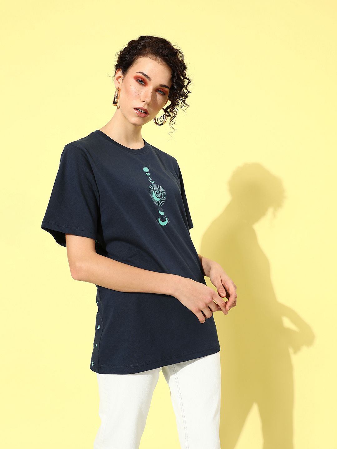 DILLINGER Pure Cotton Printed Oversize T-shirt