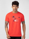 SPYKAR Men Typography Printed Slim Fit T-shirt