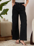 Berrylush Black Women Straight Fit High-Rise Clean Look Stretchable Jeans