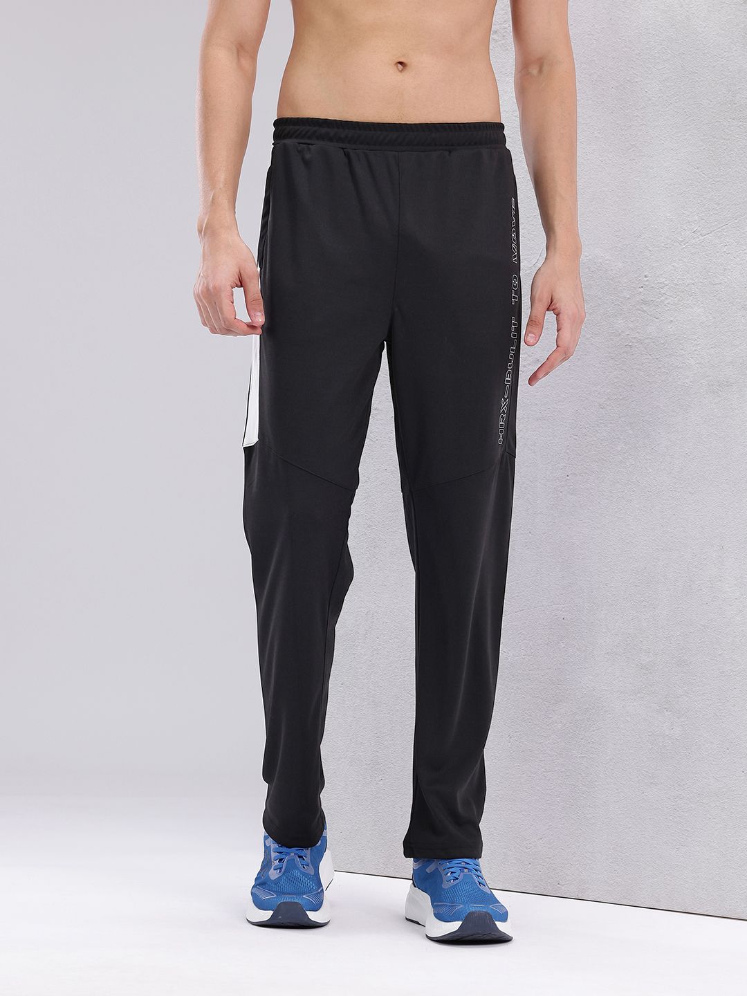 HRX by Hrithik Roshan Men Printed Detail Rapid-Dry Training Track Pants
