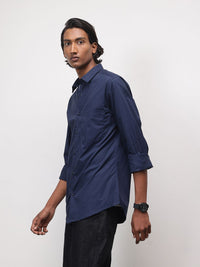 ether Pure Cotton Longline Casual Shirt