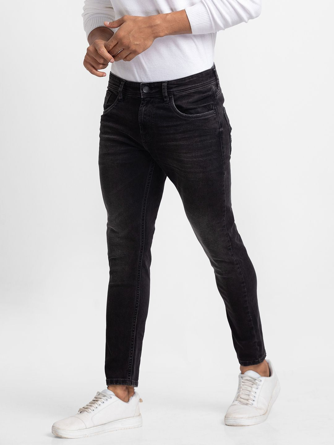 SPYKAR Men Slim Fit Light Fade Stretchable Jeans
