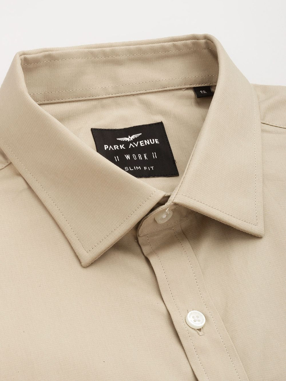 Park Avenue Solid Slim Fit Formal Shirt