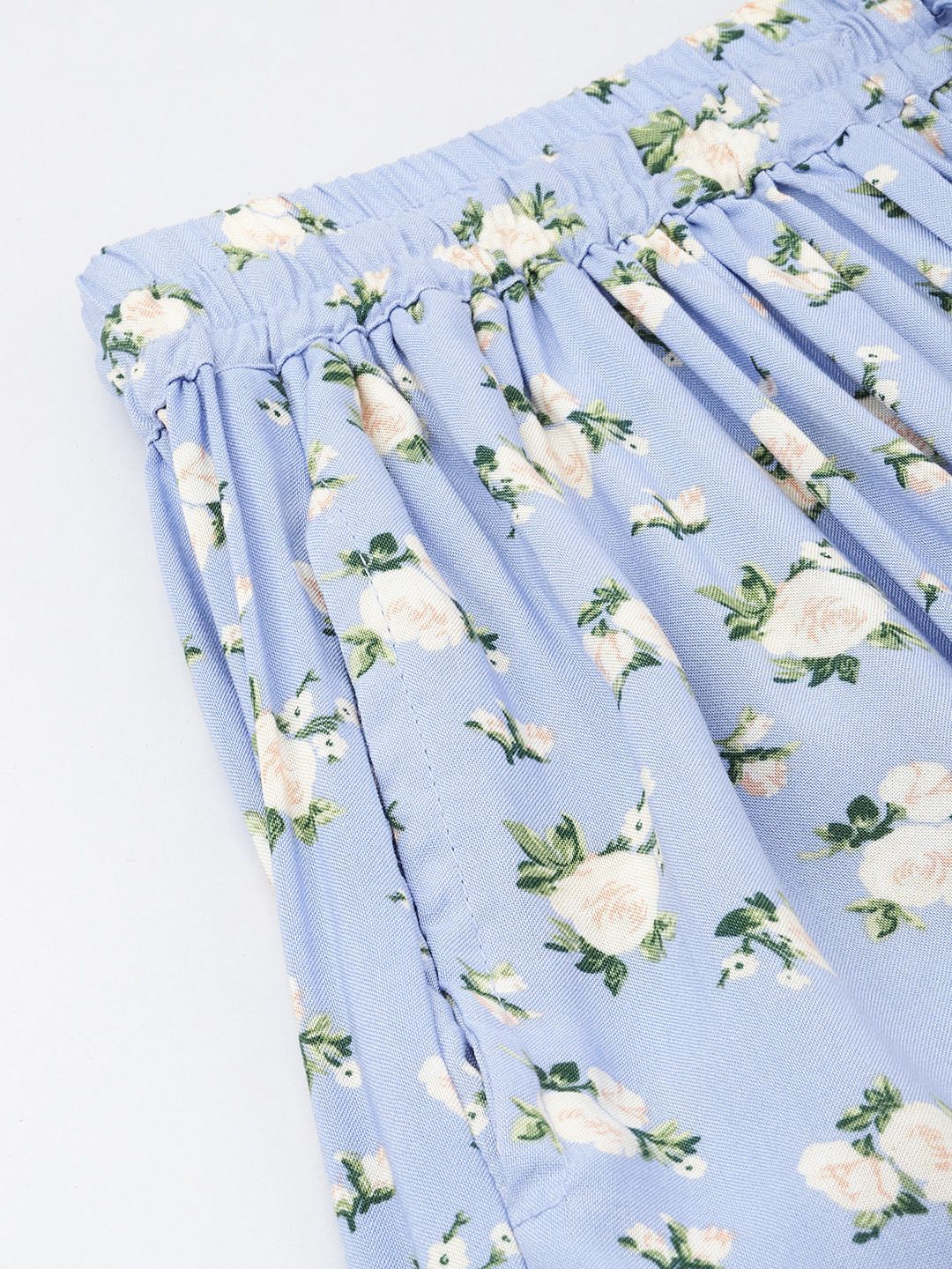 DressBerry Blooming Floral Pleated A-Line Skirt