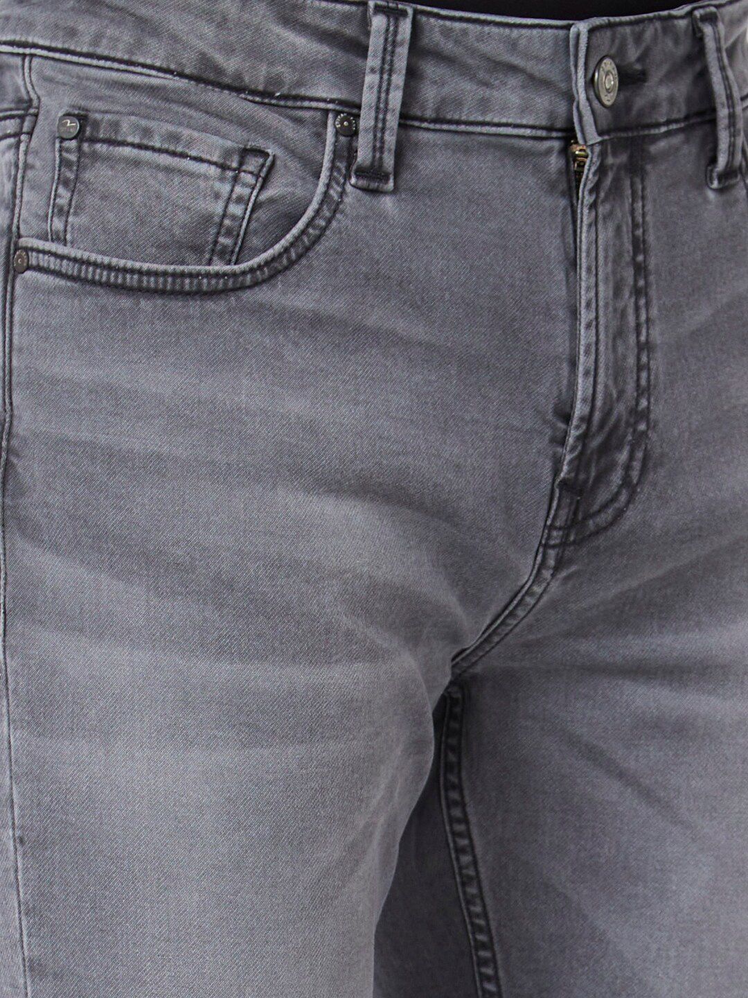 SPYKAR Men Mid-Rise Clean Look  Heavy Fade Stretchable Jeans