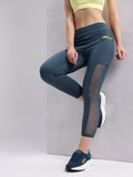 HRX by Hrithik Roshan Women Mesh Detail Cropped Training Tights