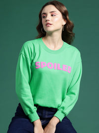DressBerry Typography Print Sweatshirt