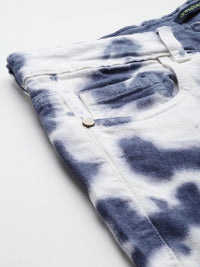 DressBerry Women Bootcut Fit Tie & Dye Dyed Jeans