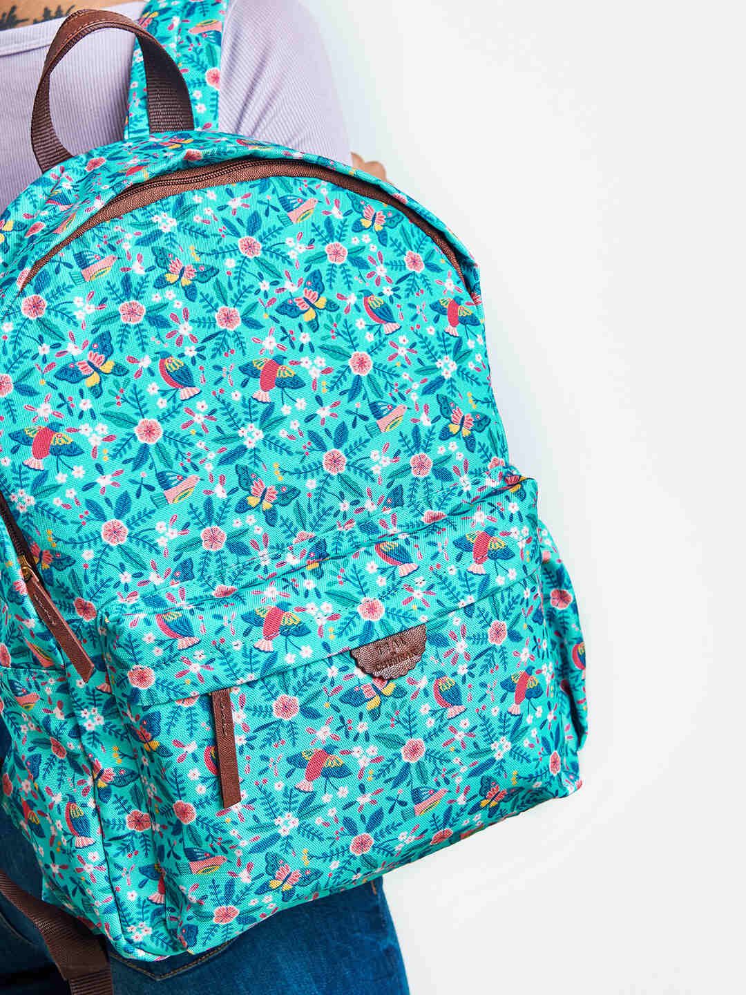 TEAL BY CHUMBAK Women Floral Printed Backpack