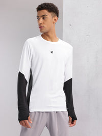 HRX by Hrithik Roshan Colourblocked Sleeves Rapid-Dry Running T-shirt