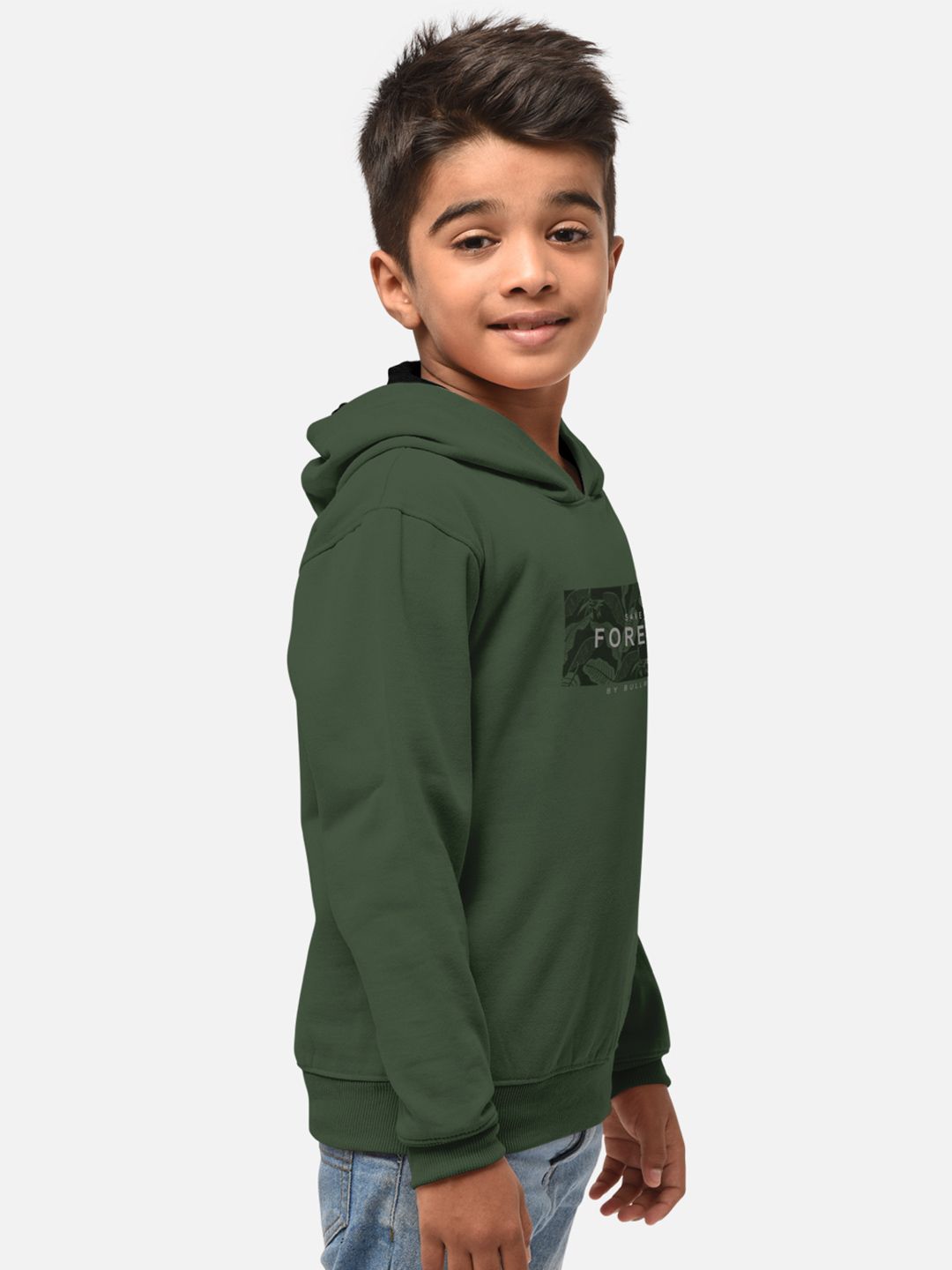 HELLCAT Boys Printed Hooded T-shirt With Jogger