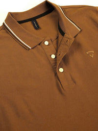 Thomas Scott Men Solid Polo Collar Cotton T-shirt