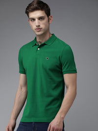 THE BEAR HOUSE Polo Collar Slim Fit Pure Cotton T-shirt