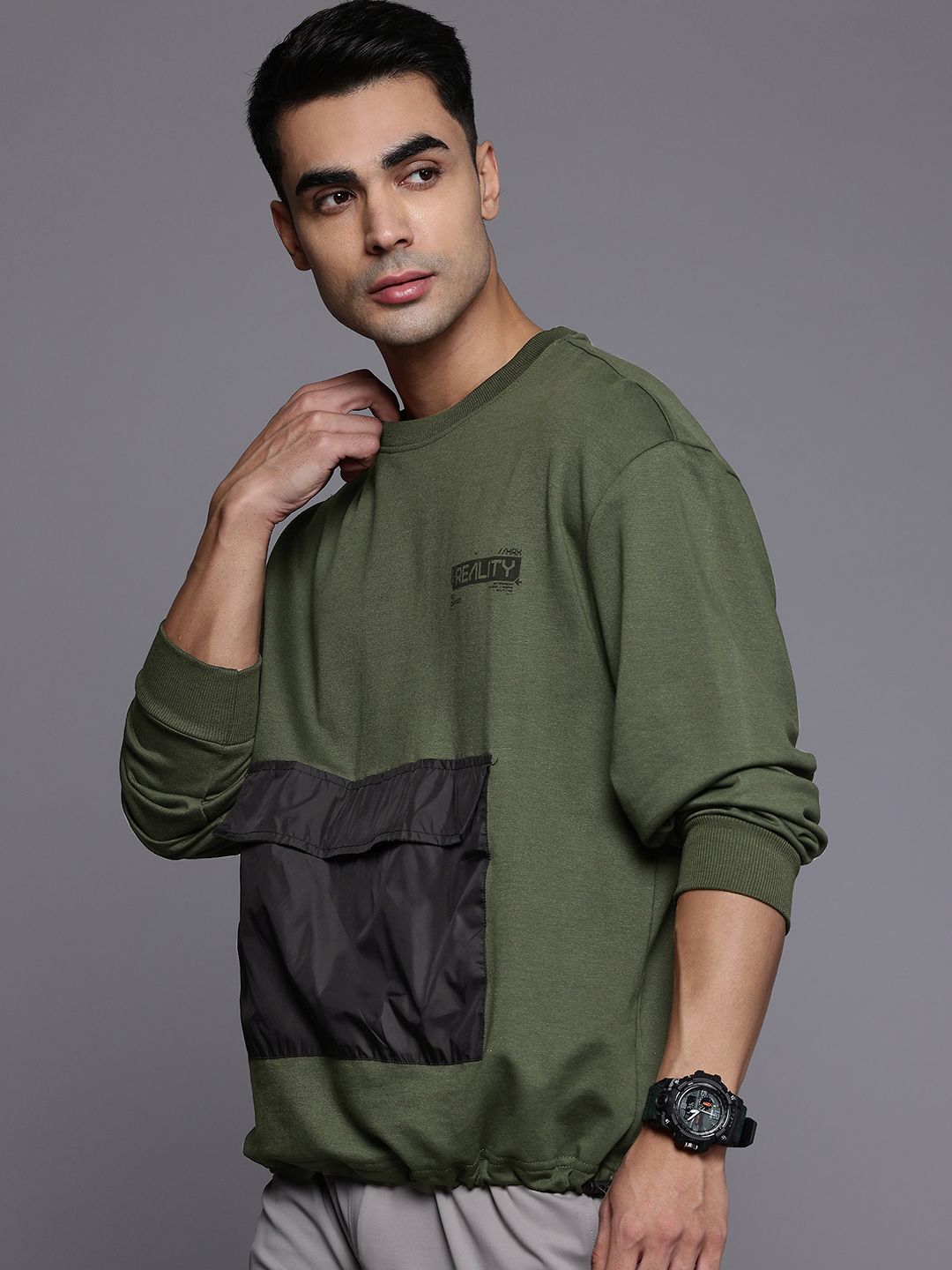 HRX by Hrithik Roshan Long Sleeves Lifestyle Sweatshirt